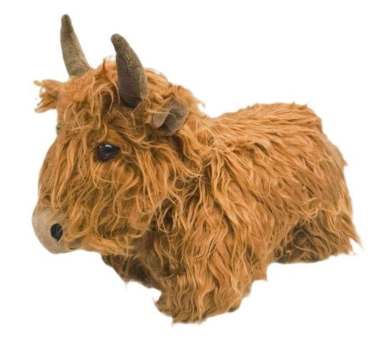Highland Cow Doorstopper Brown