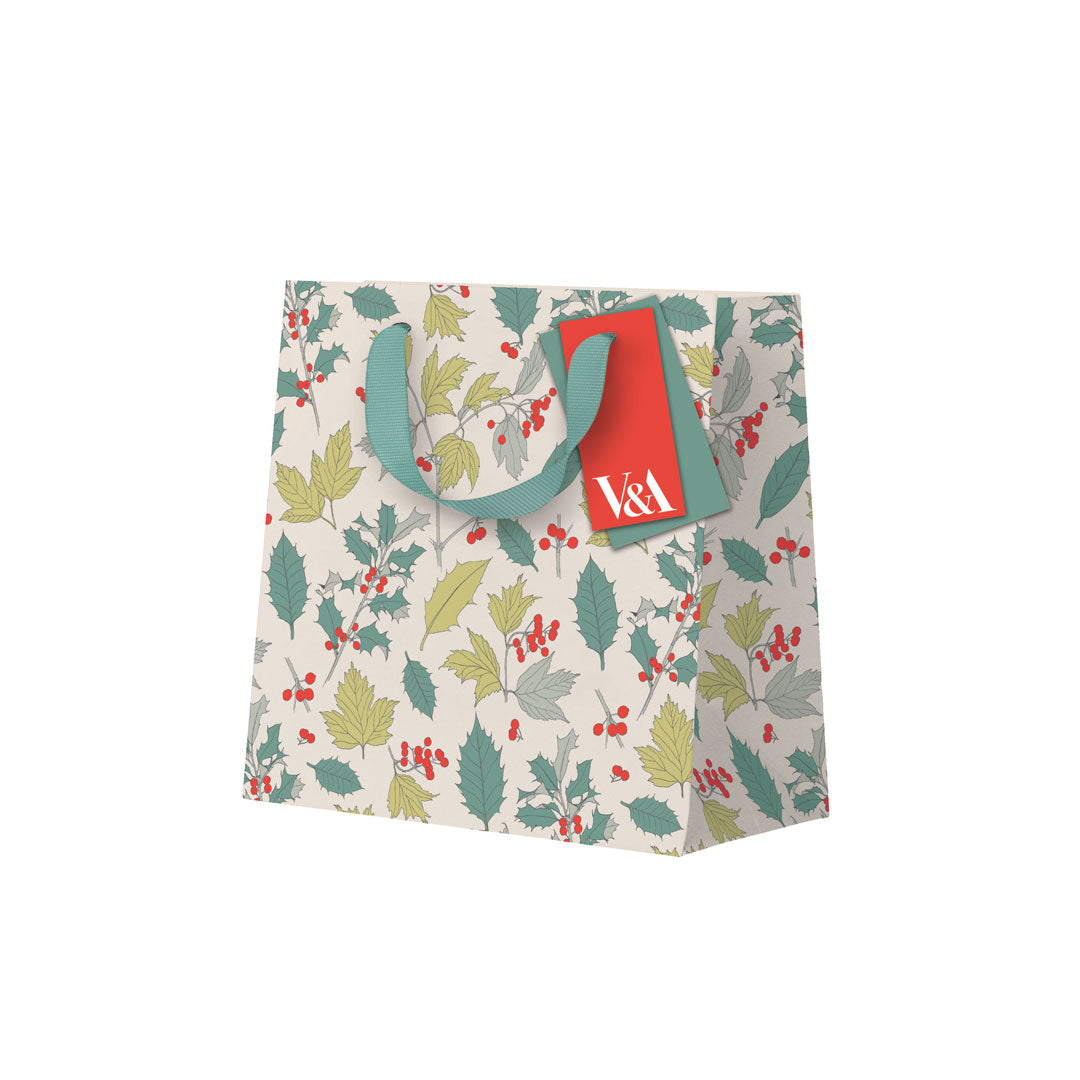 Ohh Deer Holly & Berries Small Gift Bag