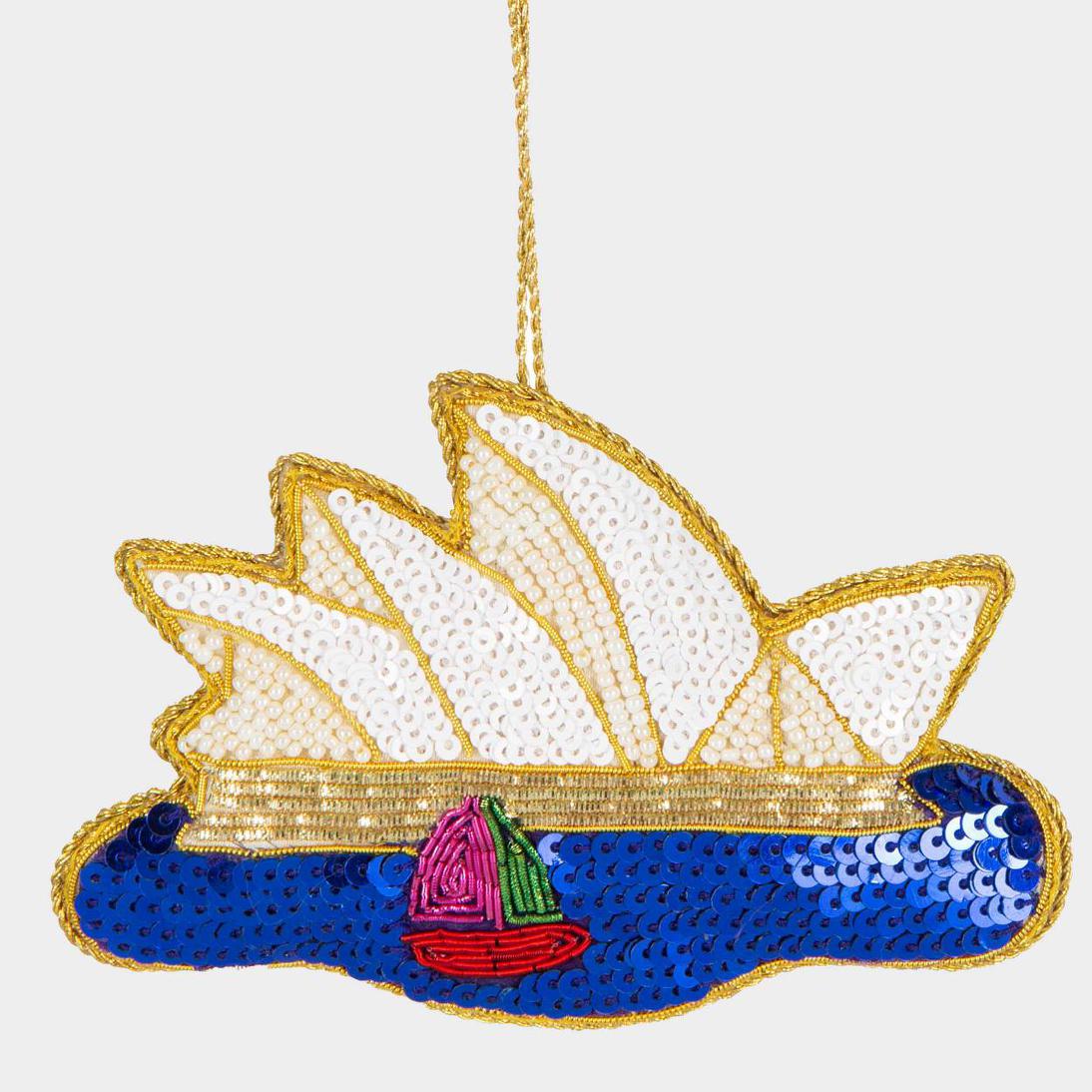 Florabelle Living Opera House Sequin Tree Decoration