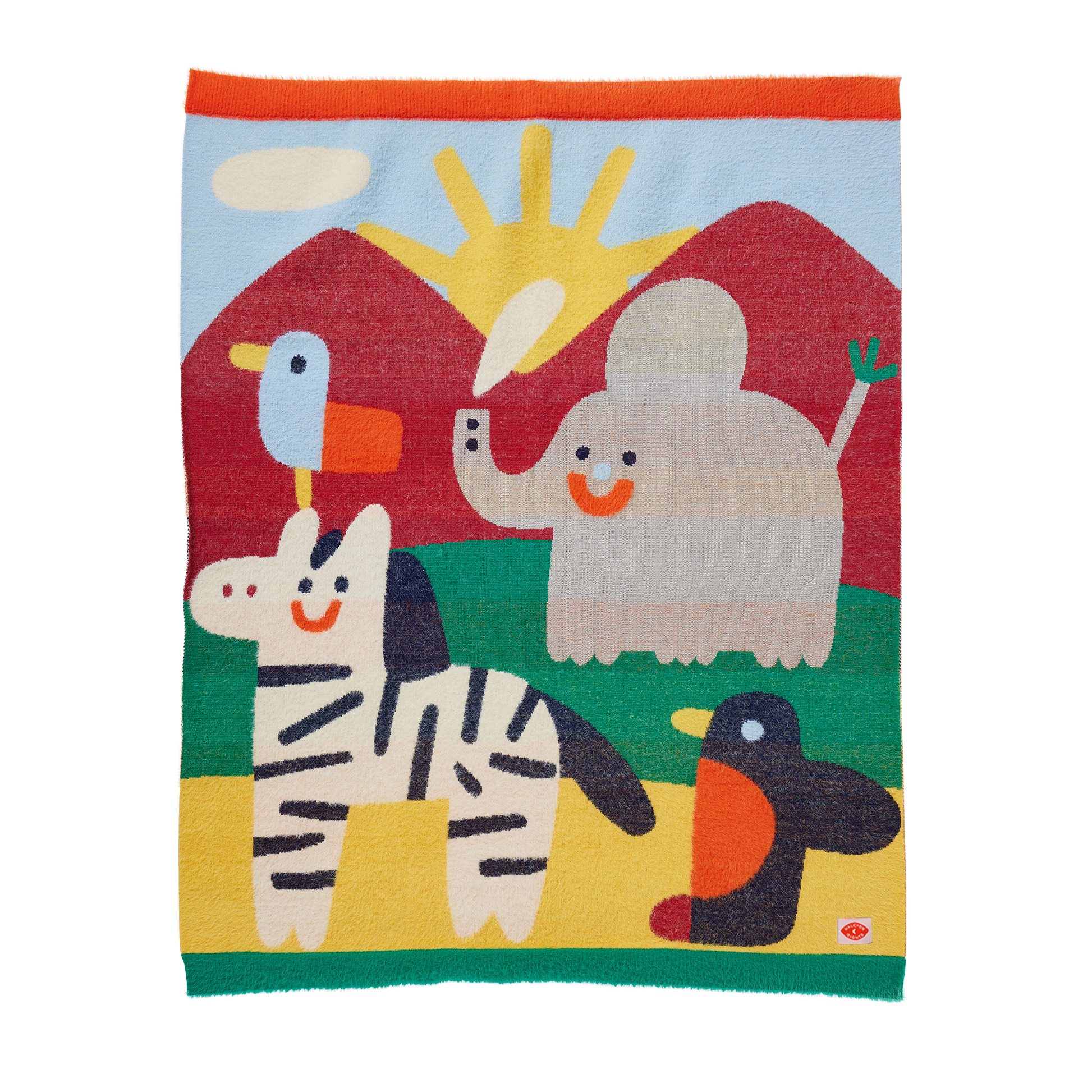 Halcyon Nights: Fluffy Knit Baby Blanket Zoo Crew