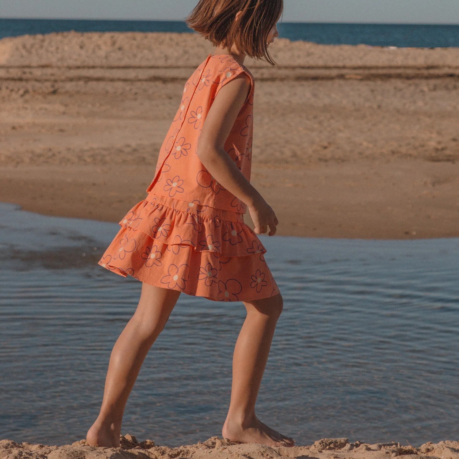 Olive + The Captain: Abby Skirt Coral Fleur