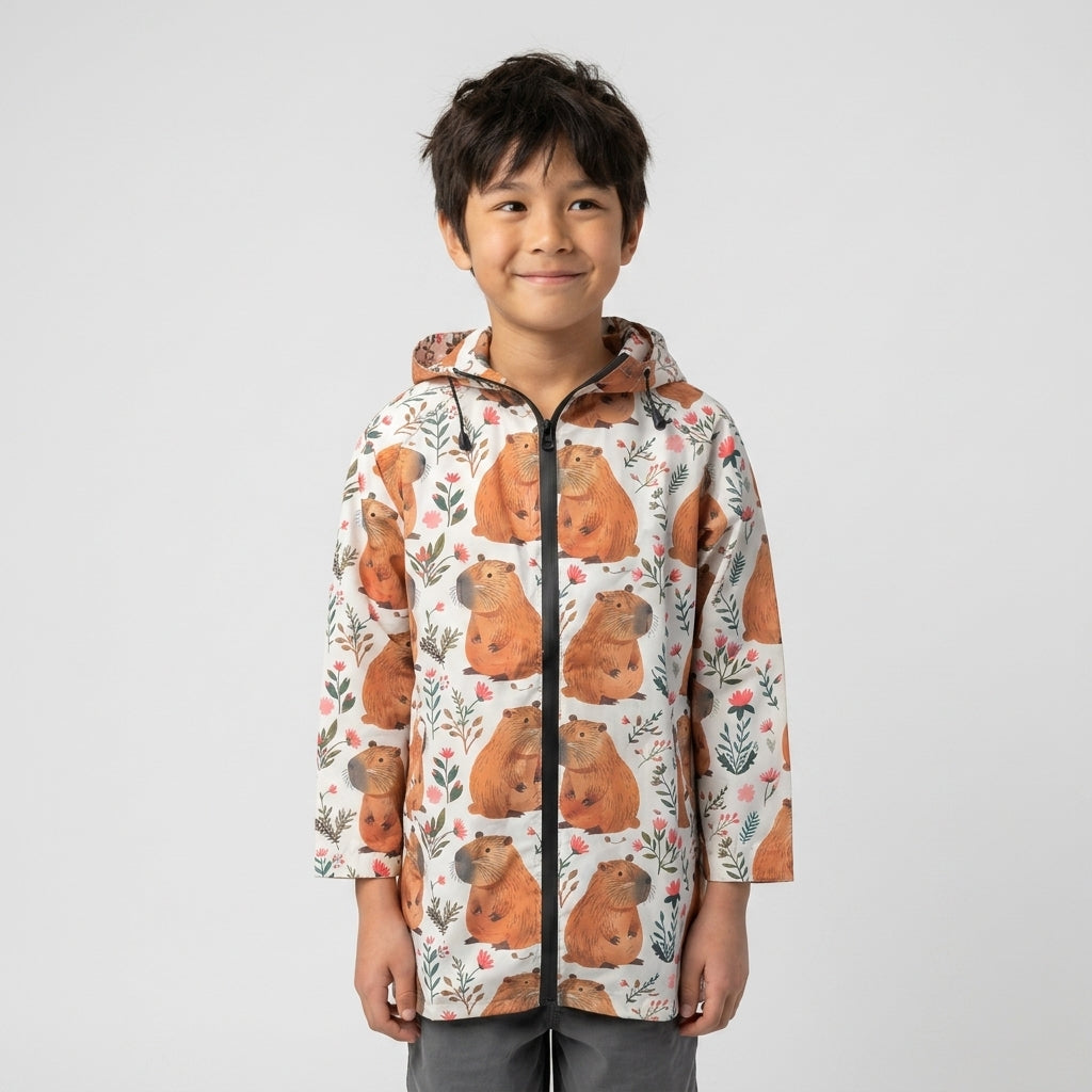 AI creative — Raincoat Capybara Kid