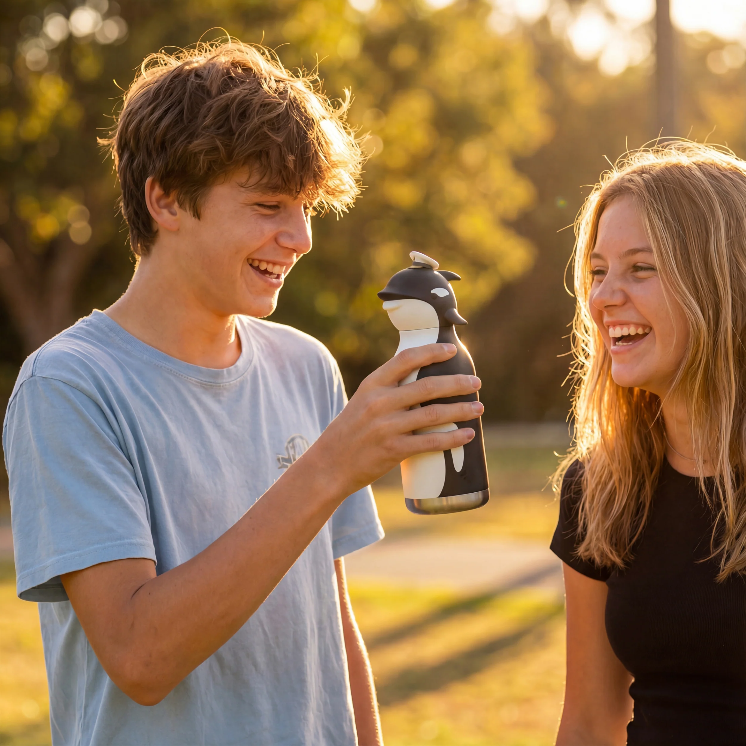 Asobu Bestie Water Bottle - Orca 460ml