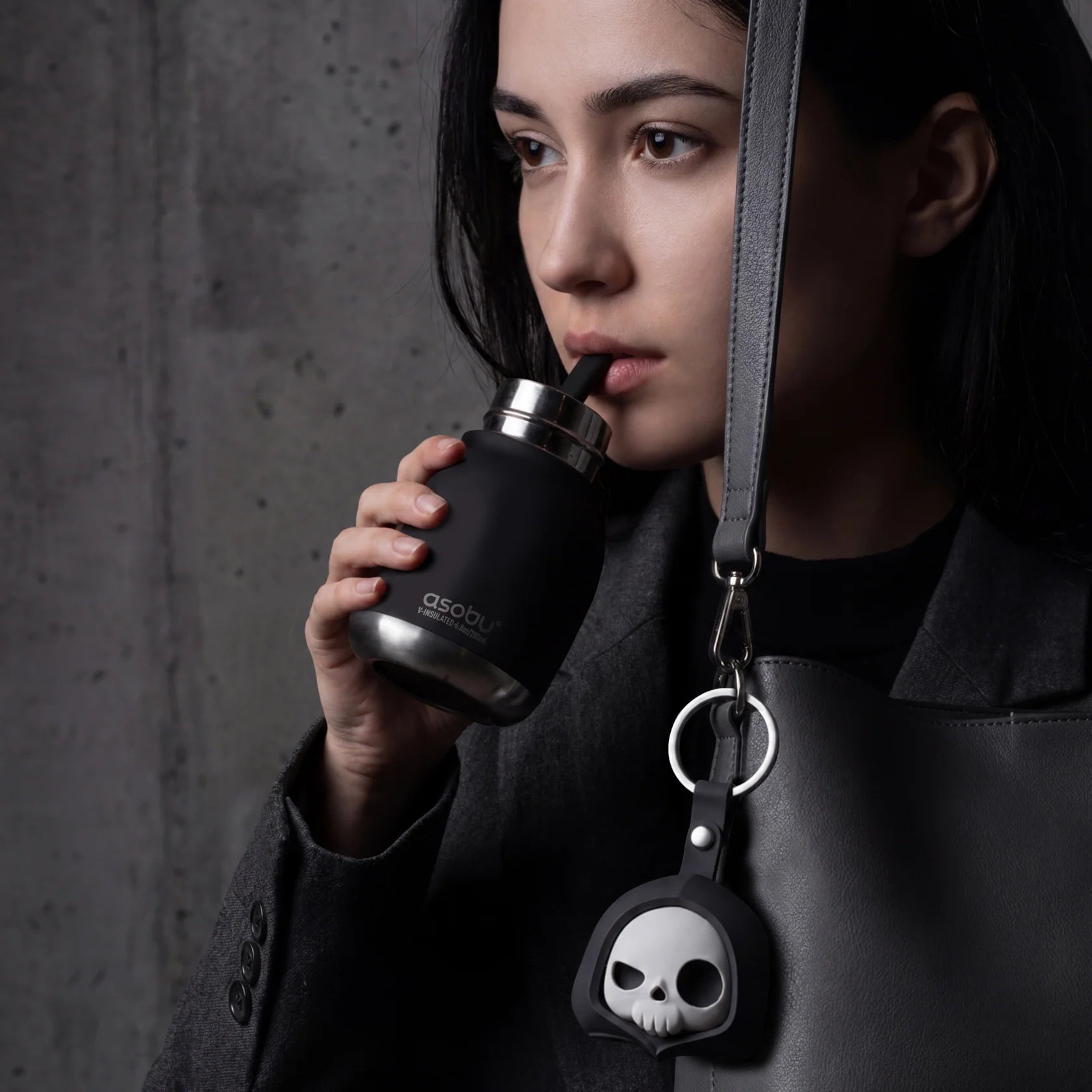 Asobu Spookie Bottle Mini 200ml - Skeleton