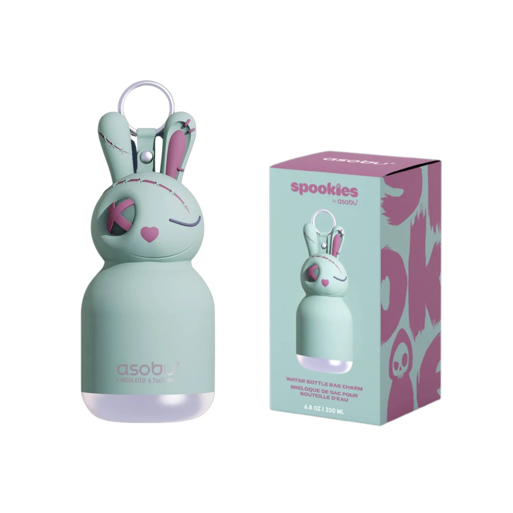 Asobu Spookie Mini Bottle - Undead Bunny 200ml
