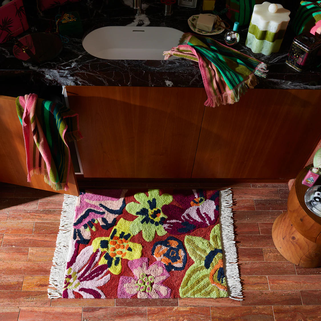 Sage x Clare: Ines Bath Mat