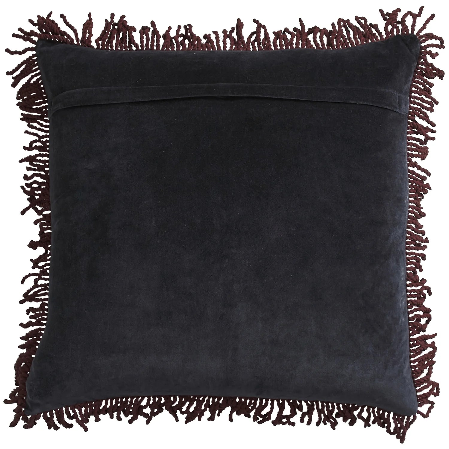 Sage x Clare: Andrea Velvet Cushion - Ink