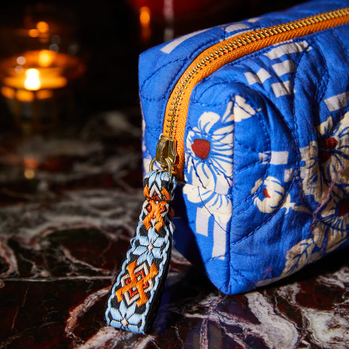 Sage and Clare: Marta Travel Pouch - Ultramarine