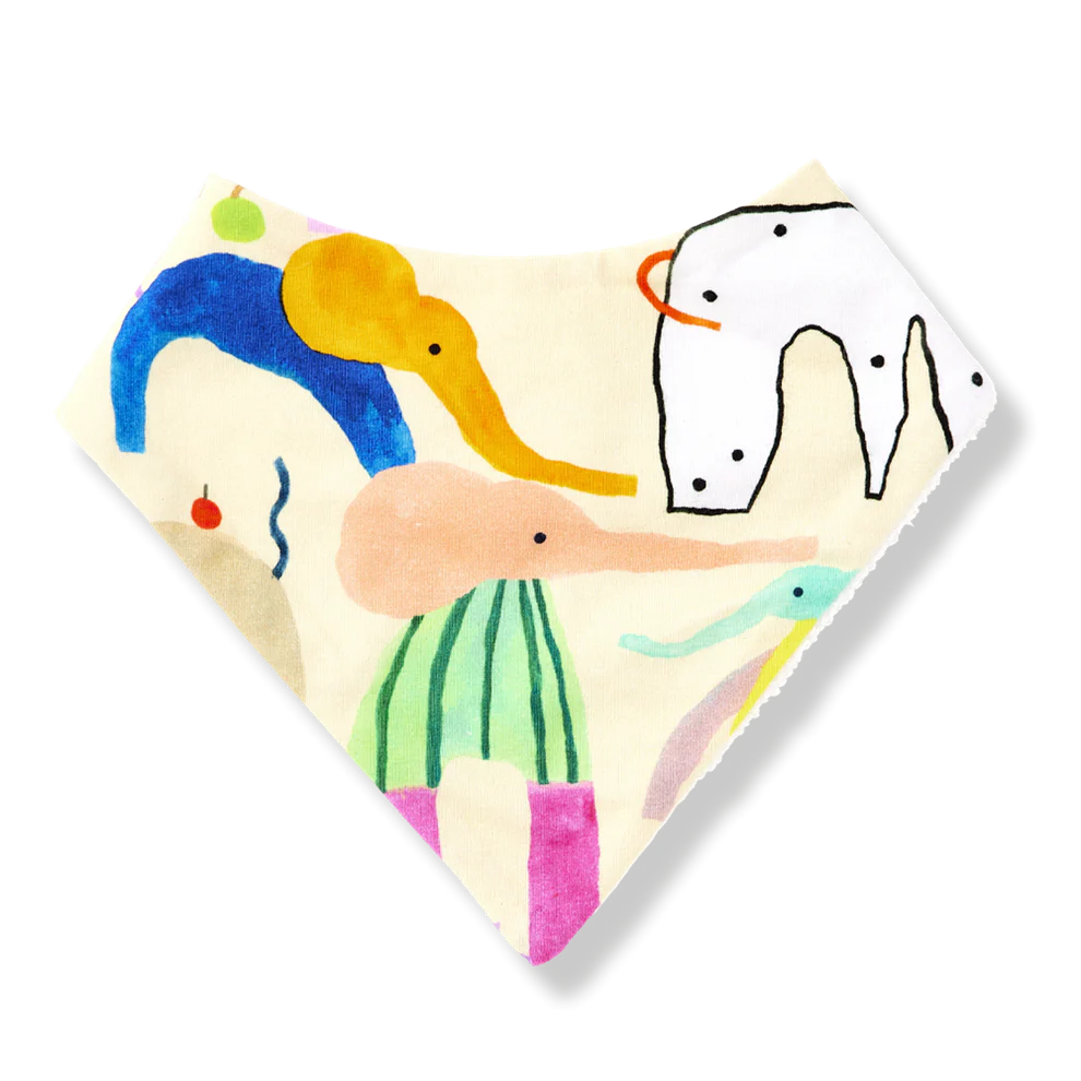 Halcyon Nights: Happy Herd Bib (Organic Cotton)