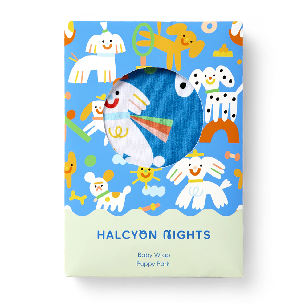 Halcyon Nights: Baby Wrap Puppy Park (Organic Cotton)