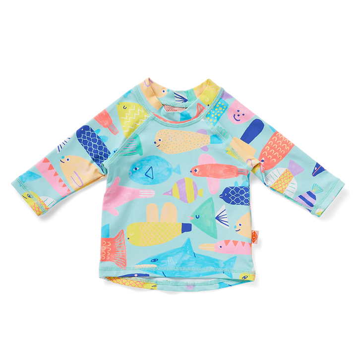 Halcyon Nights: Long Sleeve Rash Vest Rainbow Reef