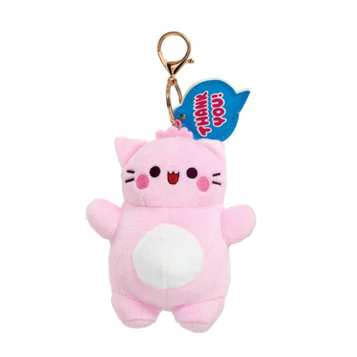 Pembe Thank You Keyring - Cheerful Smile Plush