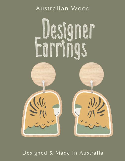 Budgie Earrings