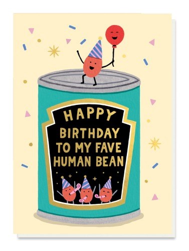 Stormy Knight: Greeting Card Fave Human Bean