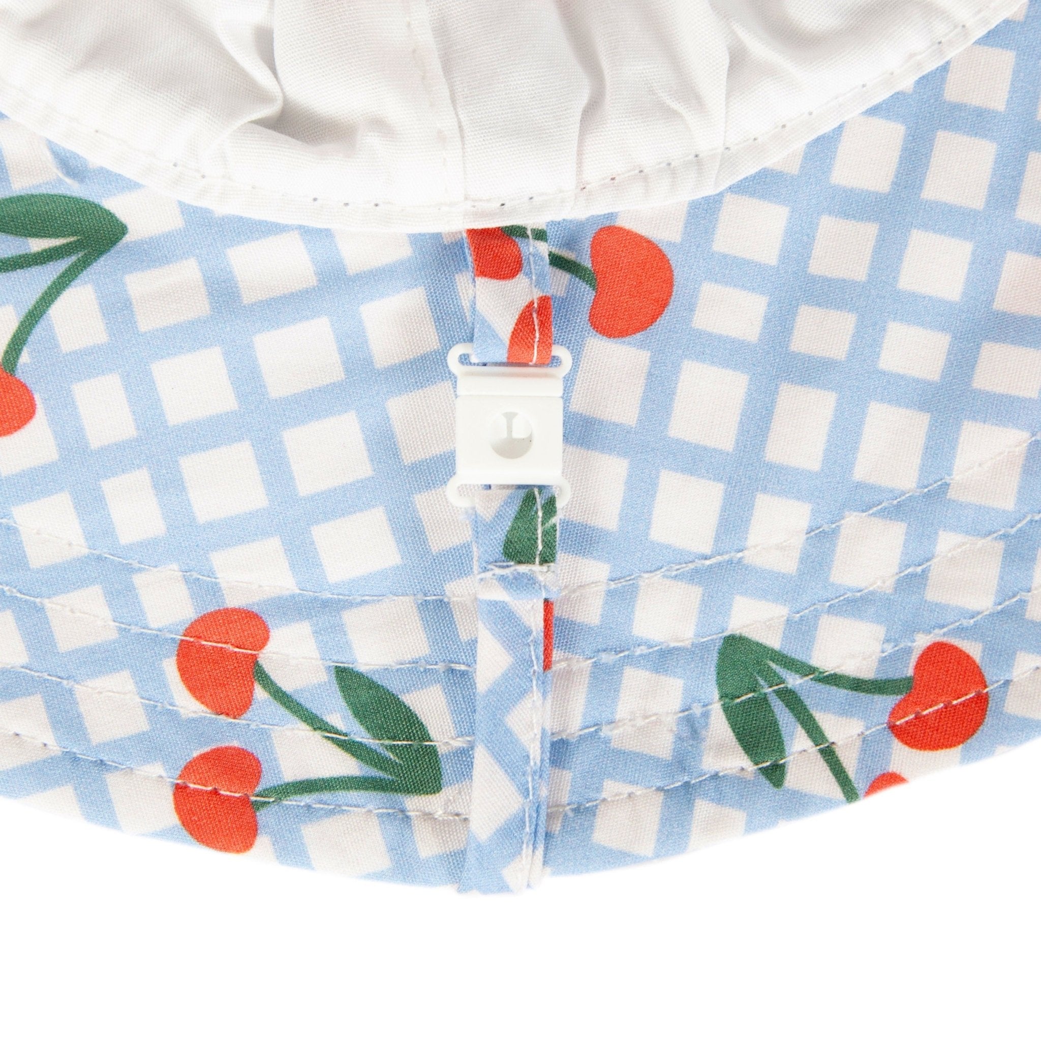Acorn Kids Cherry Checks Wide Brim Sunhat
