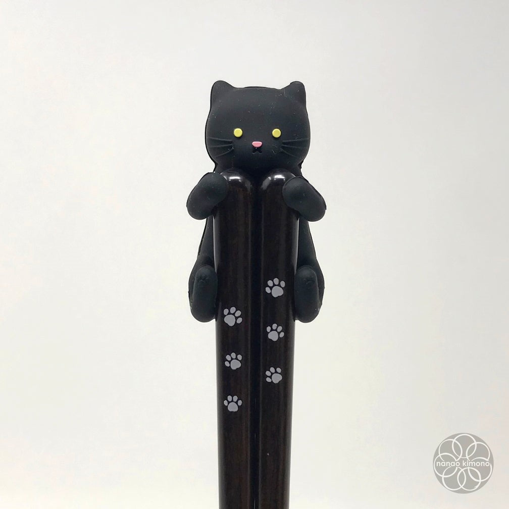Concept Japan: Chopsticks with Cat Holder Black Cat