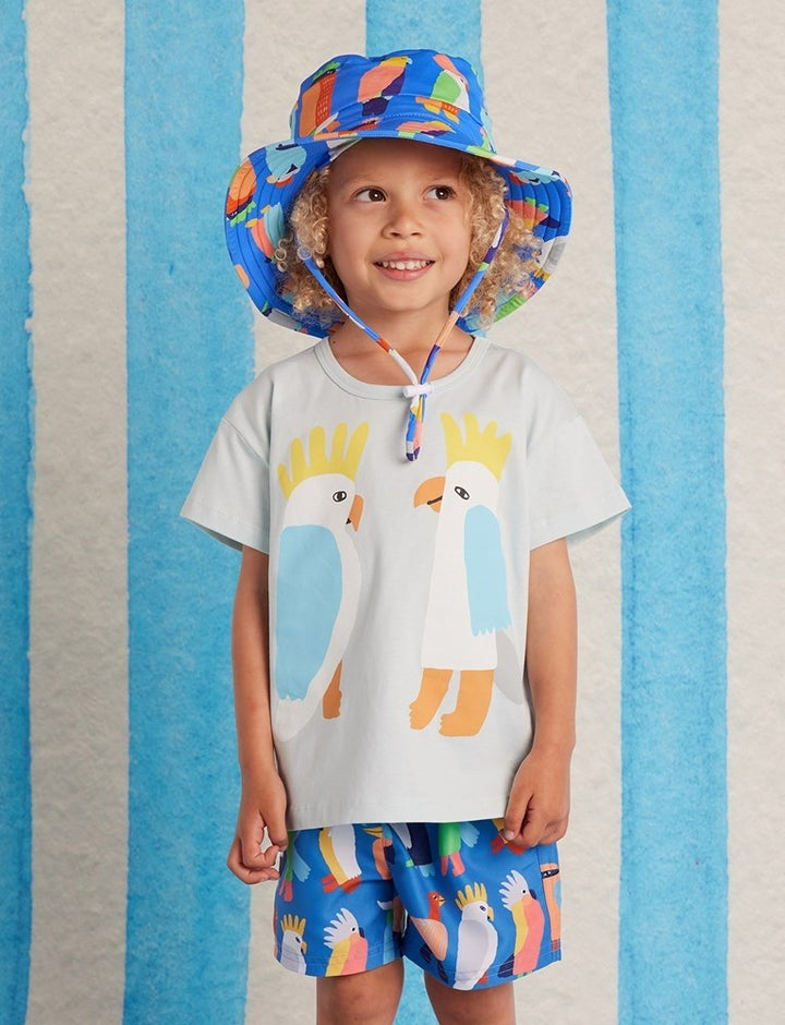 Halcyon Nights: Swim Bucket Hat Flamin' Galahs