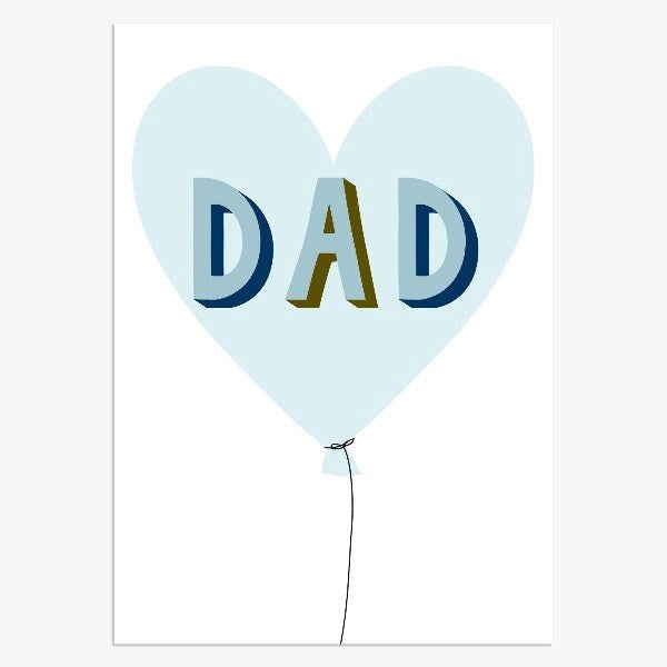 Think Of Me: Dad Balloon Card