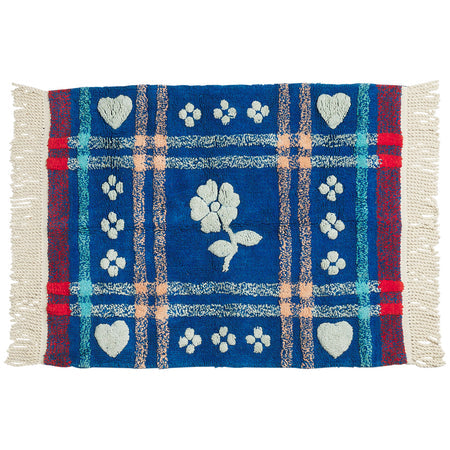 Sage and Clare: Josephine Bath Mat - Blue Bell