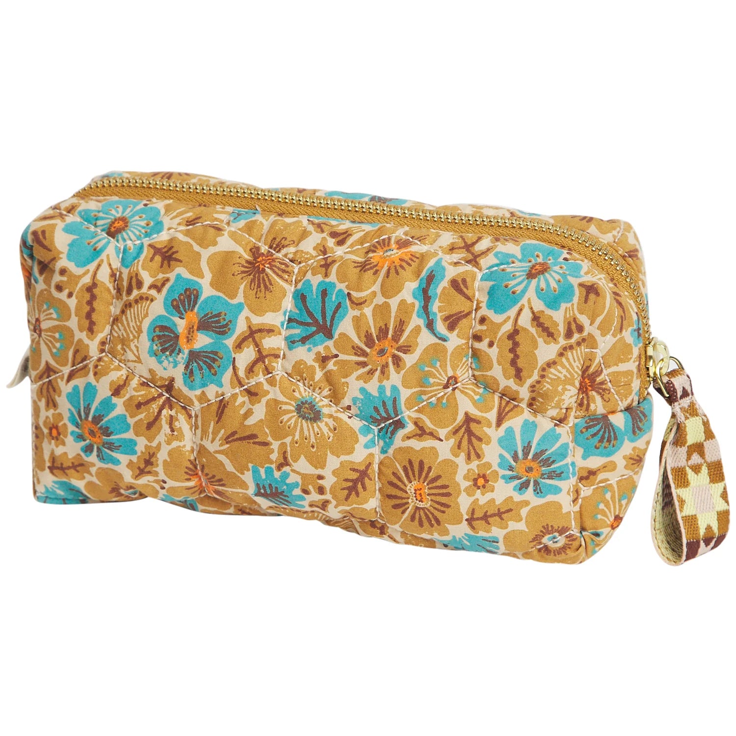 Sage x Clare Magnolia Travel Pouch - Turquoise
