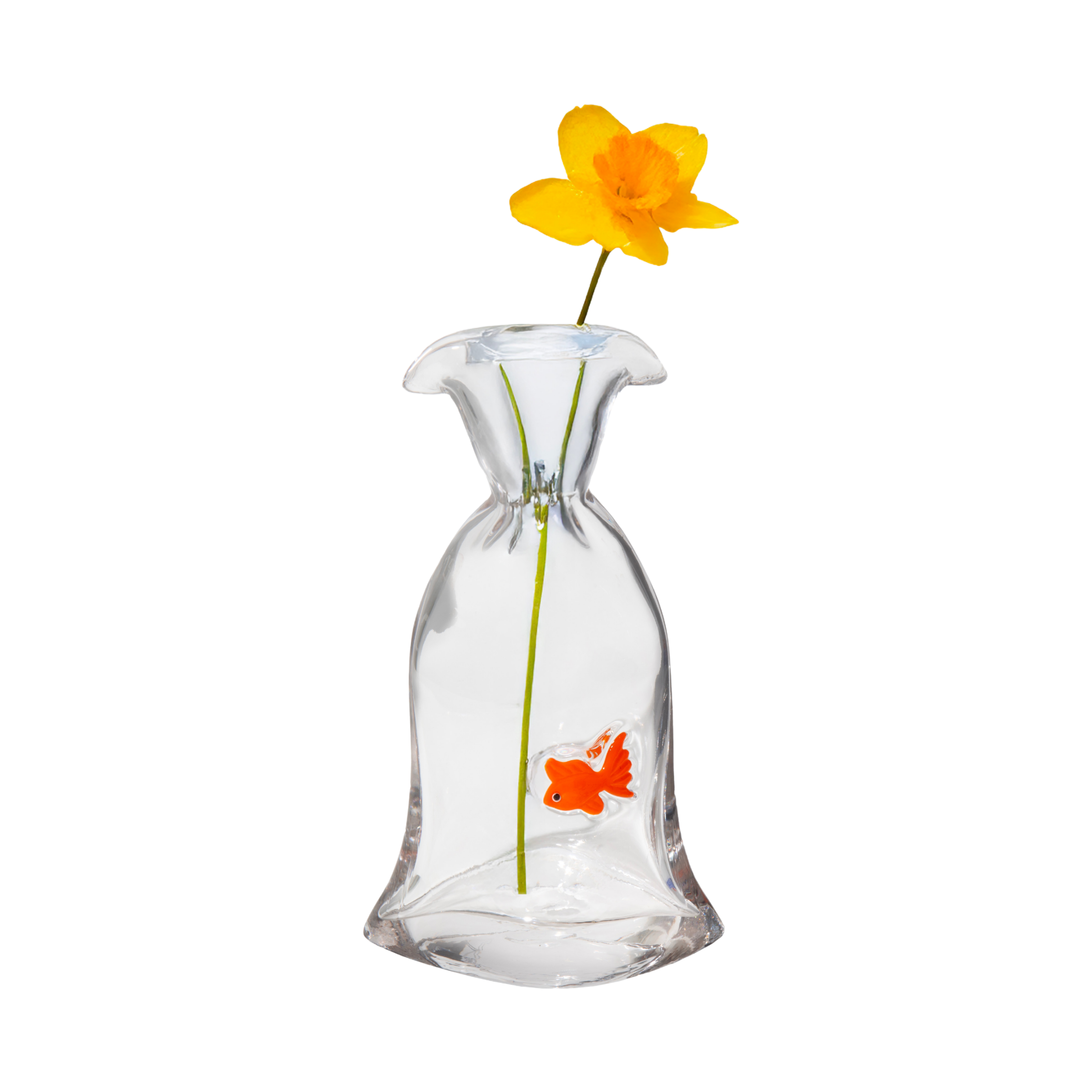 Doiy Goldfish Vase - L