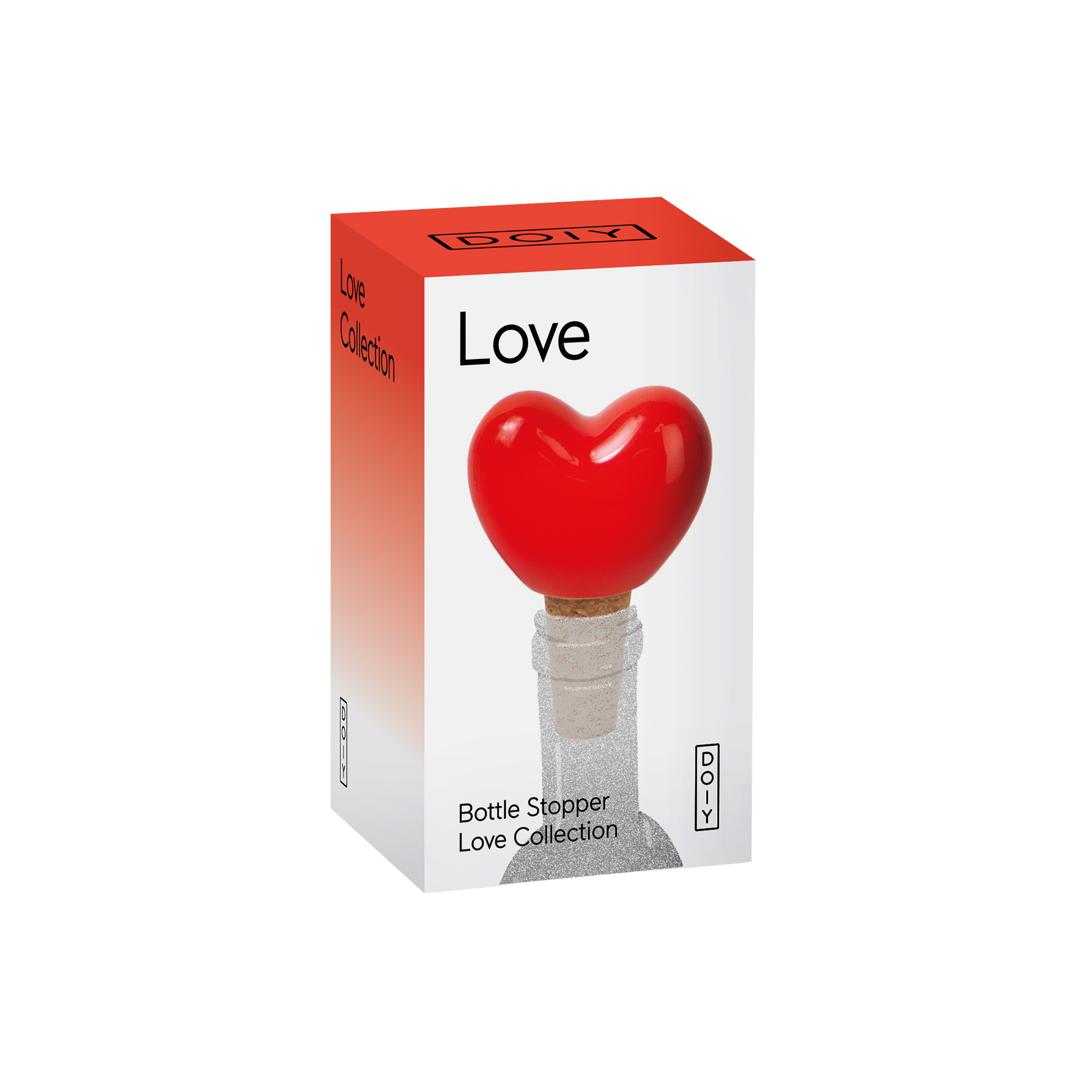 Doiy Love Heart Bottle Stopper