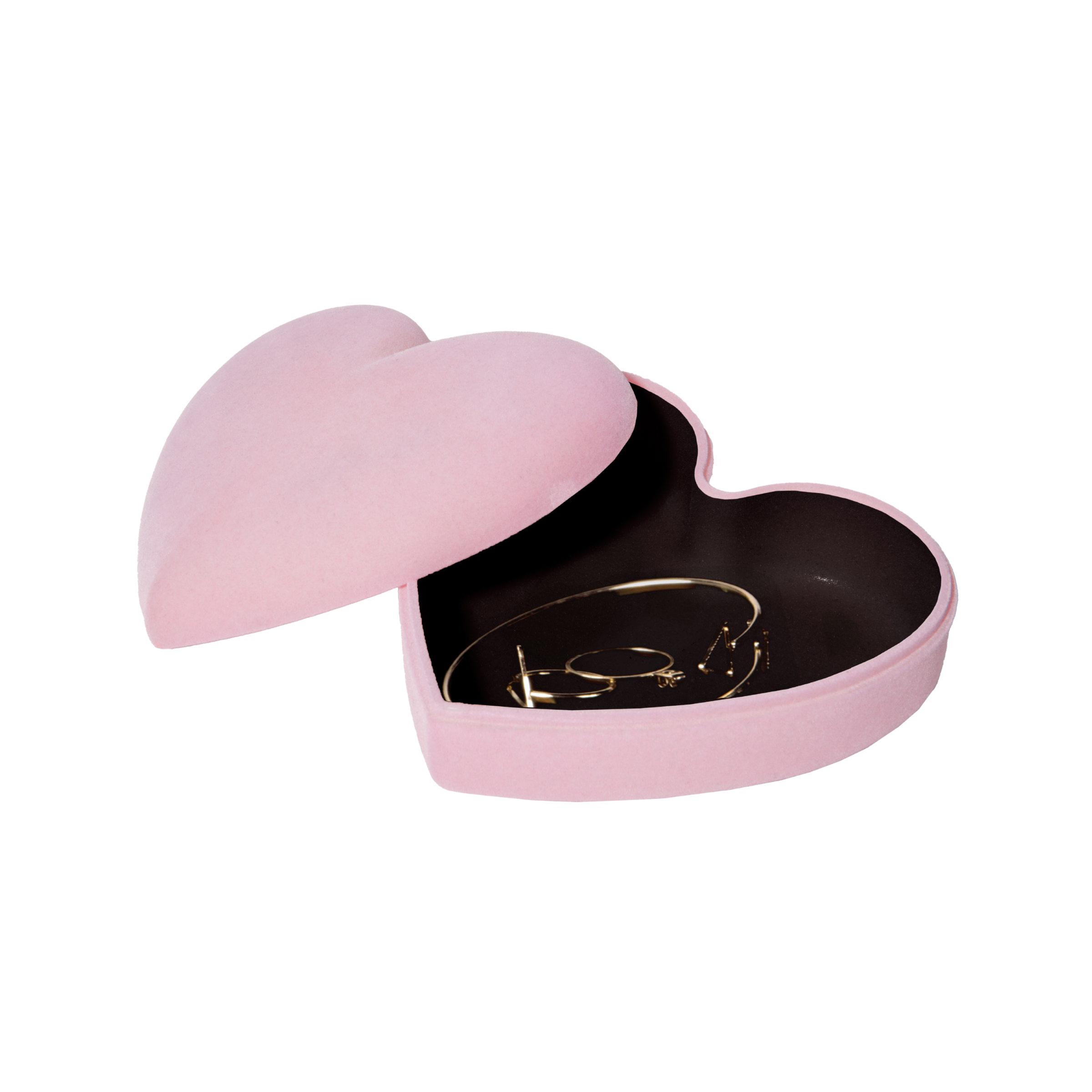 Doiy Love Velvet Storage Box - Pink Heart