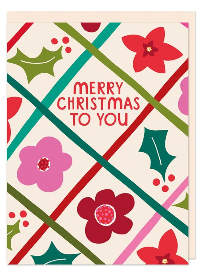 Raspberry Blossom Xmas Card: Little Joys