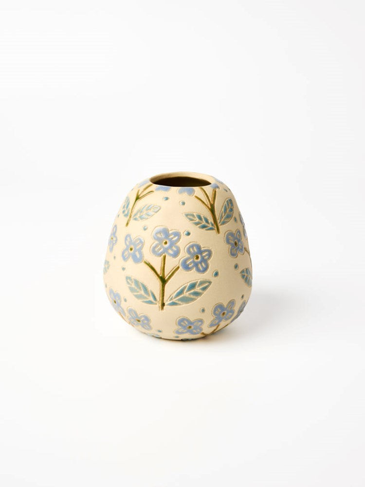 Jones & Co: Pollen Vase Blue Floret