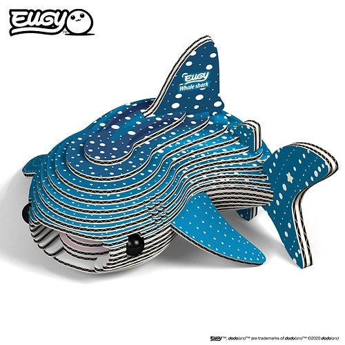 Eugy 3D Paper Model: Whale Shark