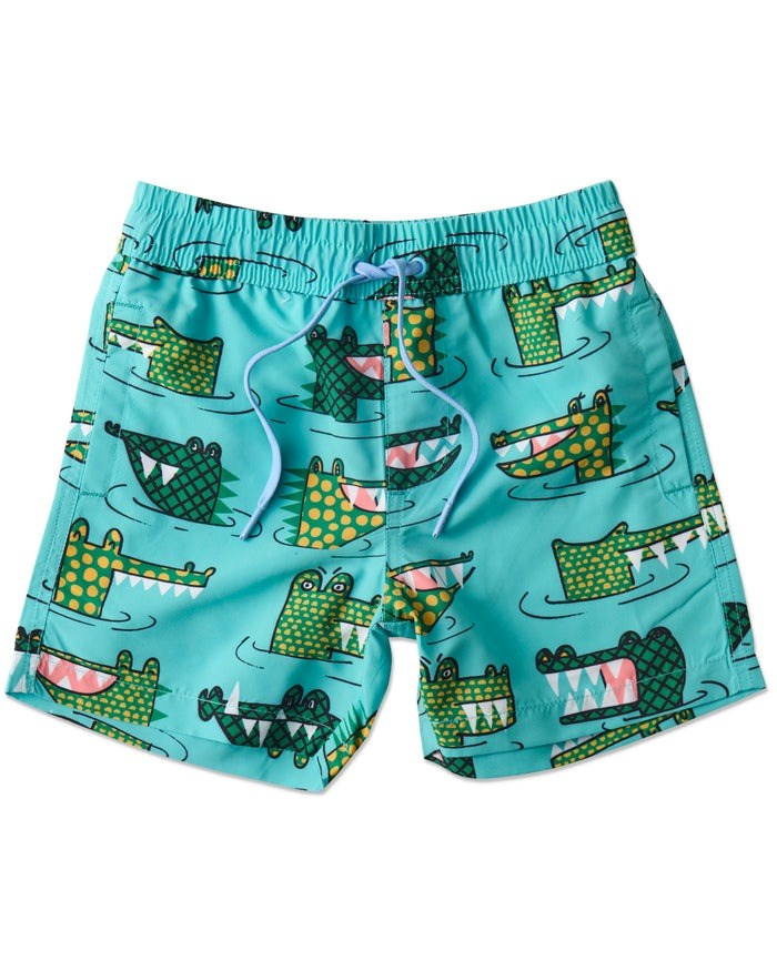 Kip & Co: Crocodile Rock Green Boardies