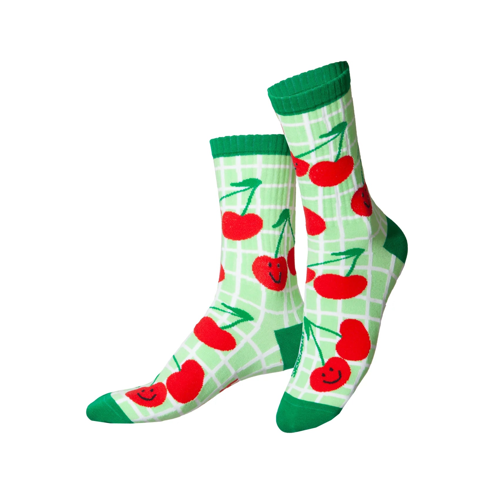 Eat My Socks: Crew Socks - Cherry