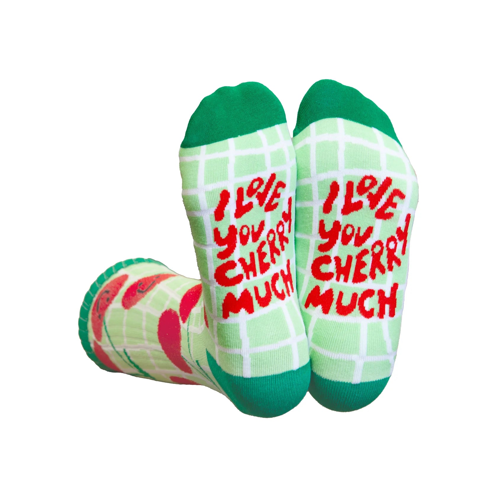 Eat My Socks: Crew Socks - Cherry