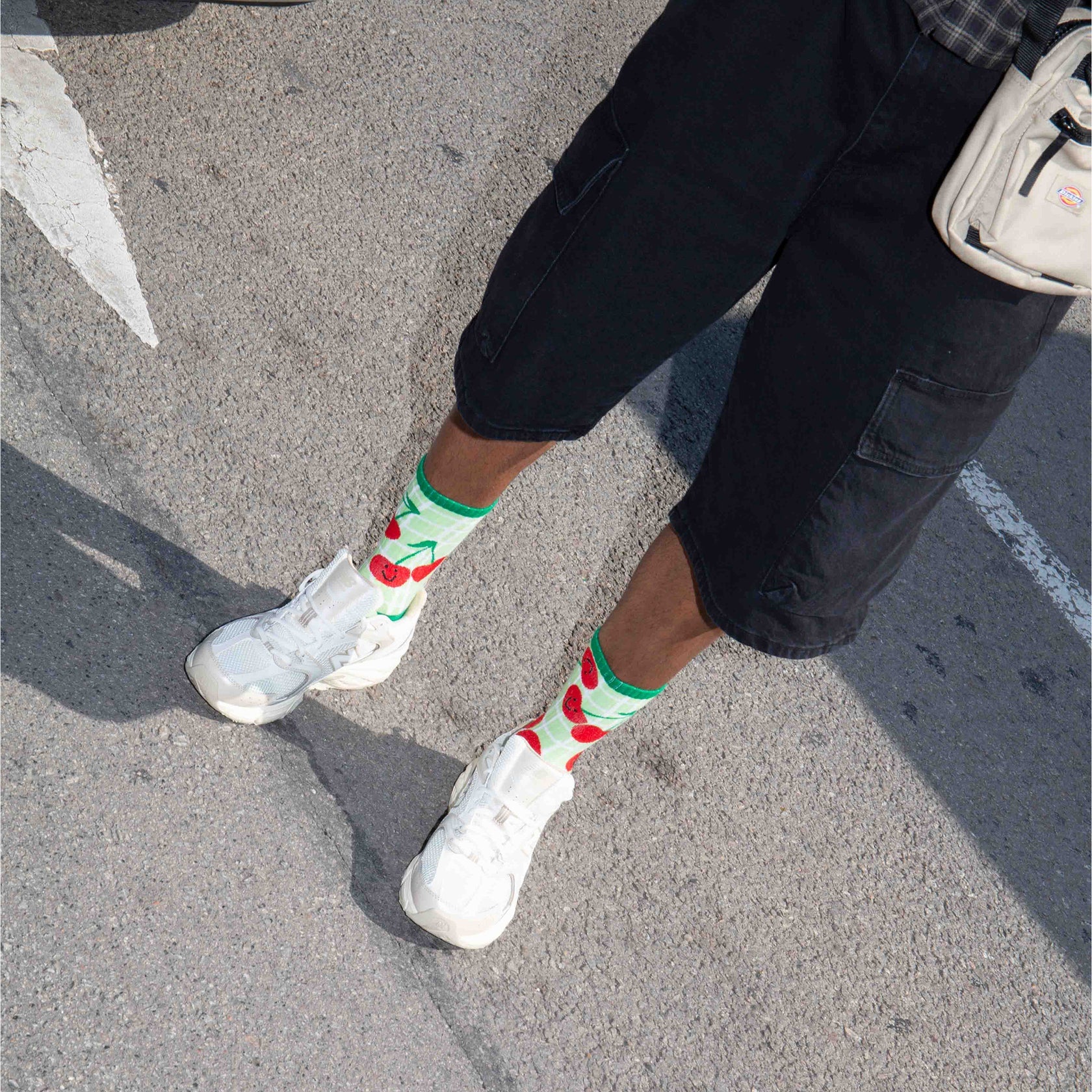 Eat My Socks: Crew Socks - Cherry
