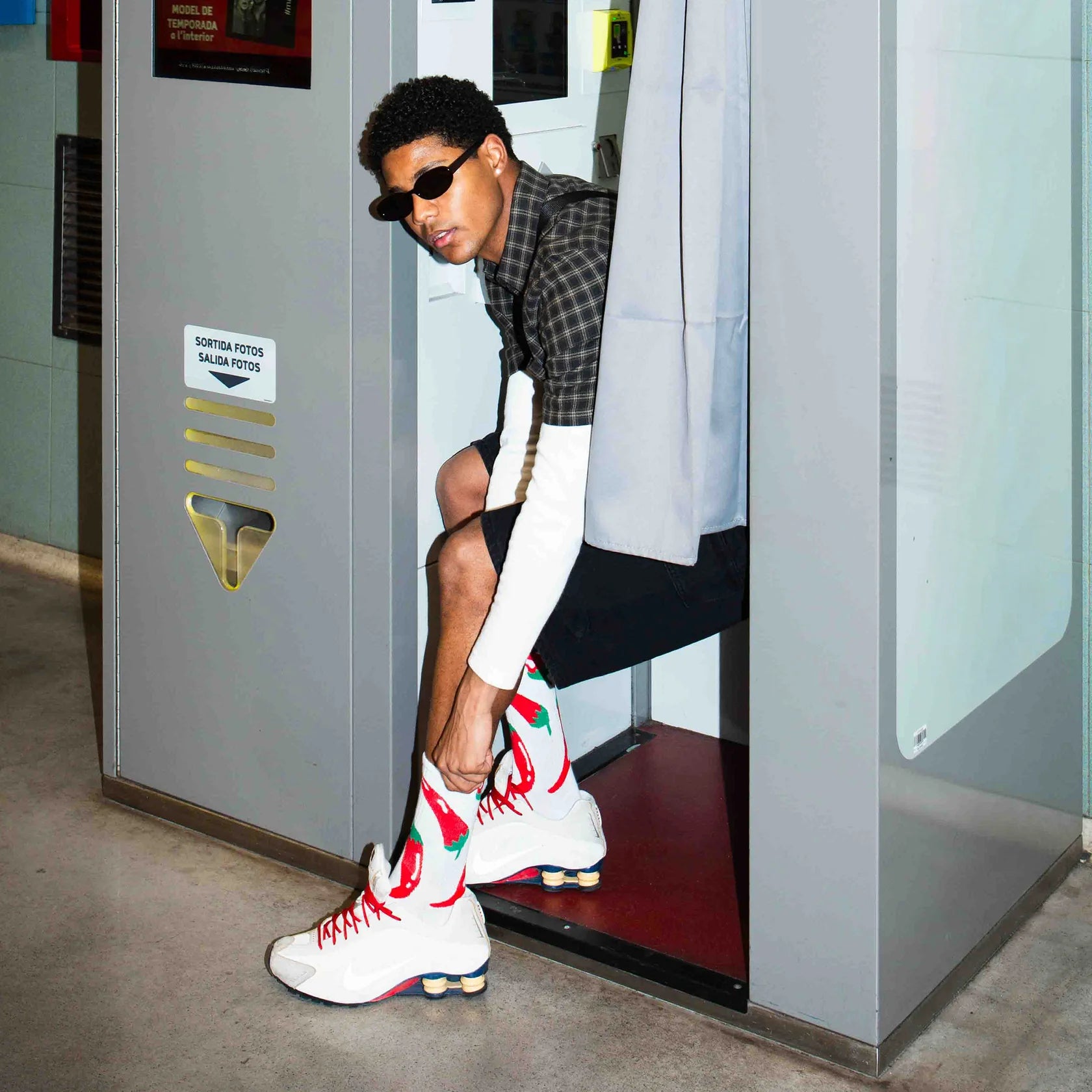 Eat My Socks: Crew Socks - Chili