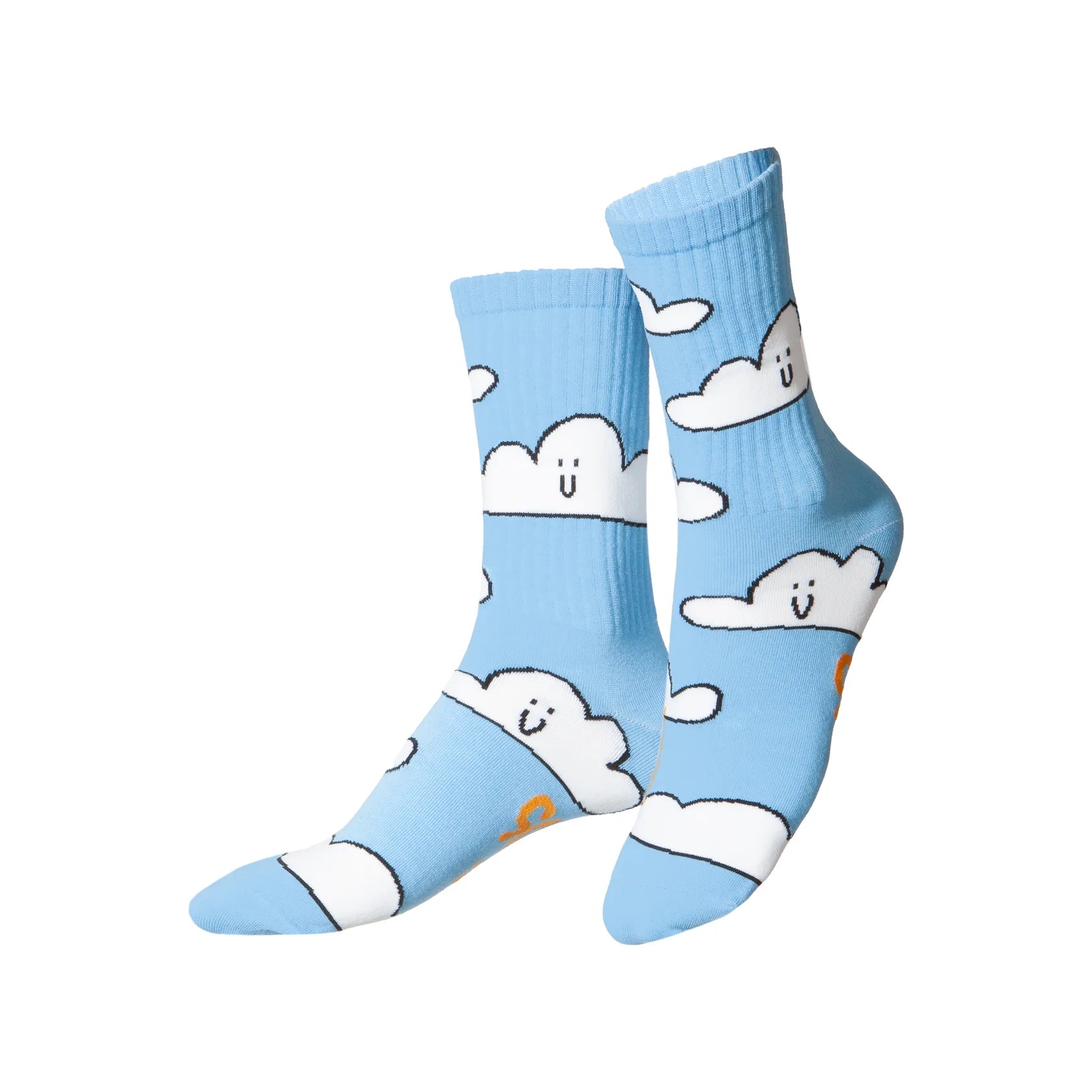 Eat My Socks: Crew Socks - Cloud