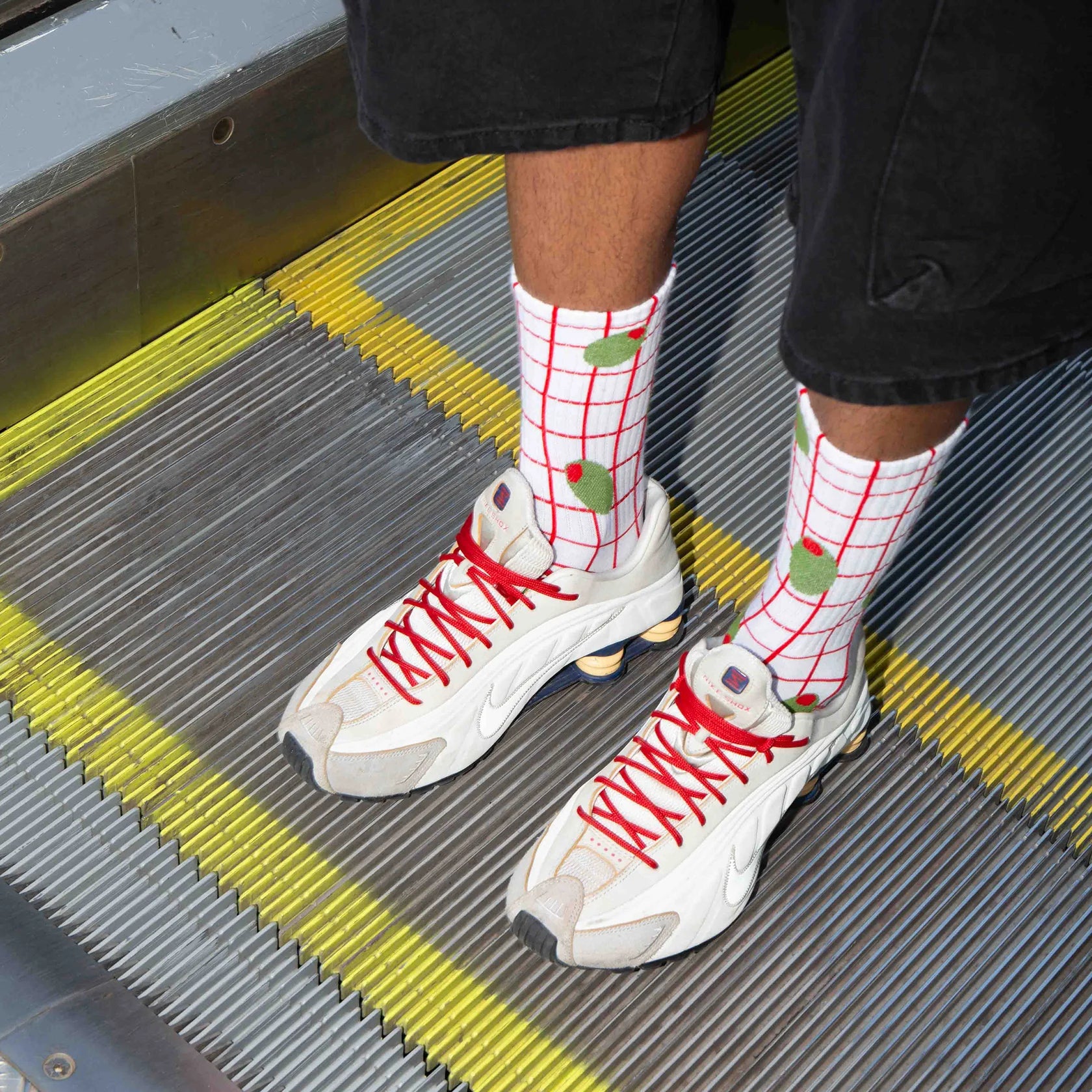 Eat My Socks: Crew Socks - Olive