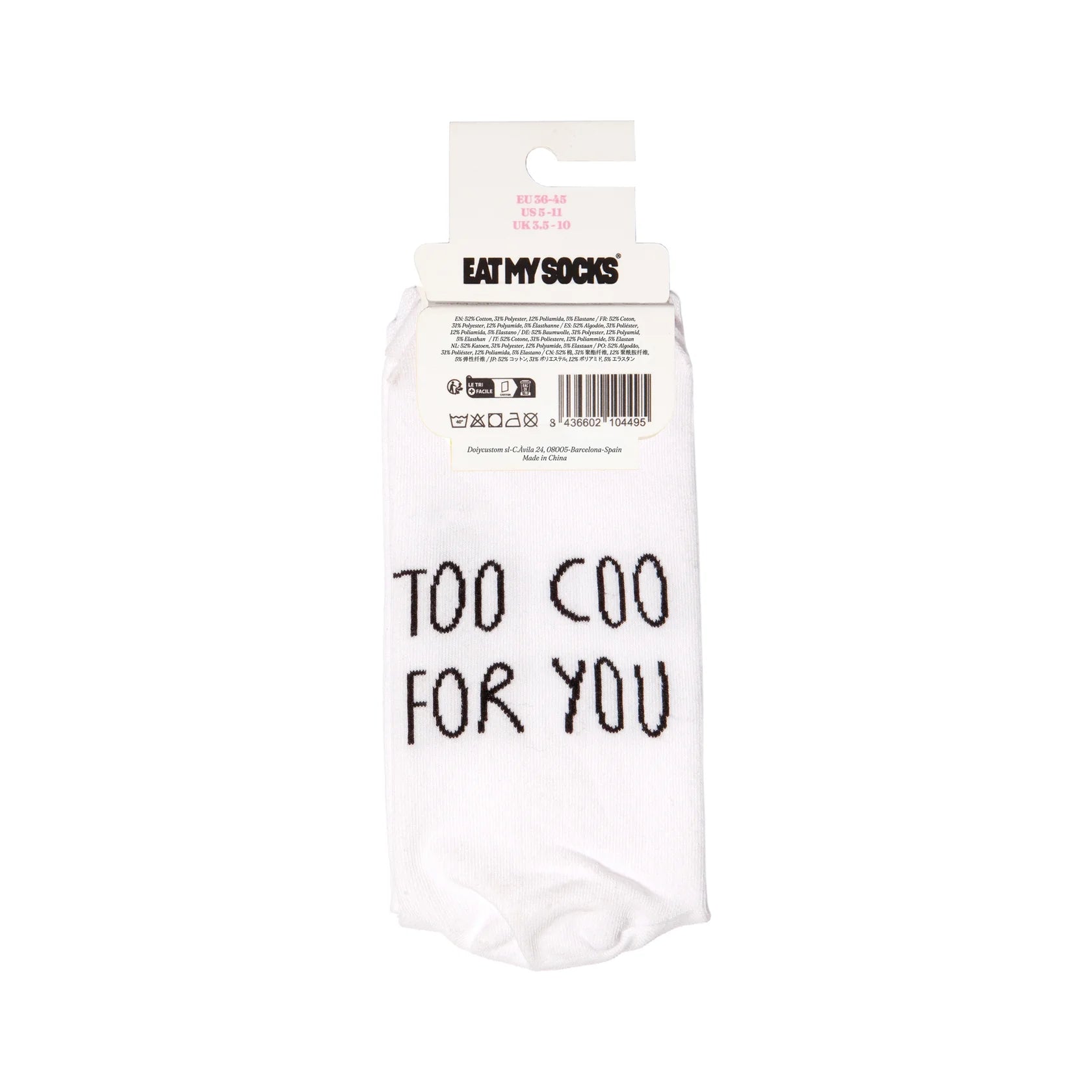 Eat My Socks: Crew Socks - Pigeon