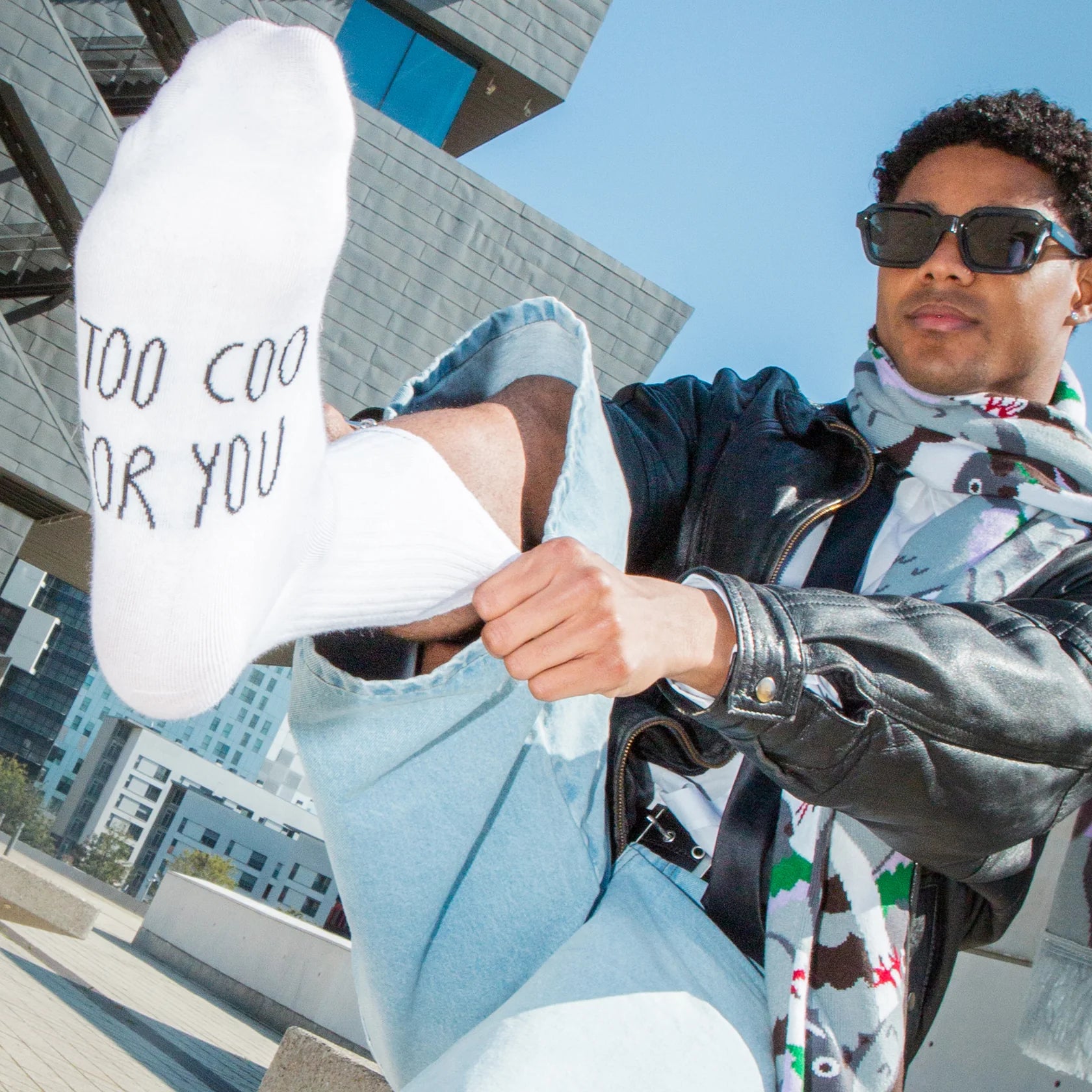 Eat My Socks: Crew Socks - Pigeon