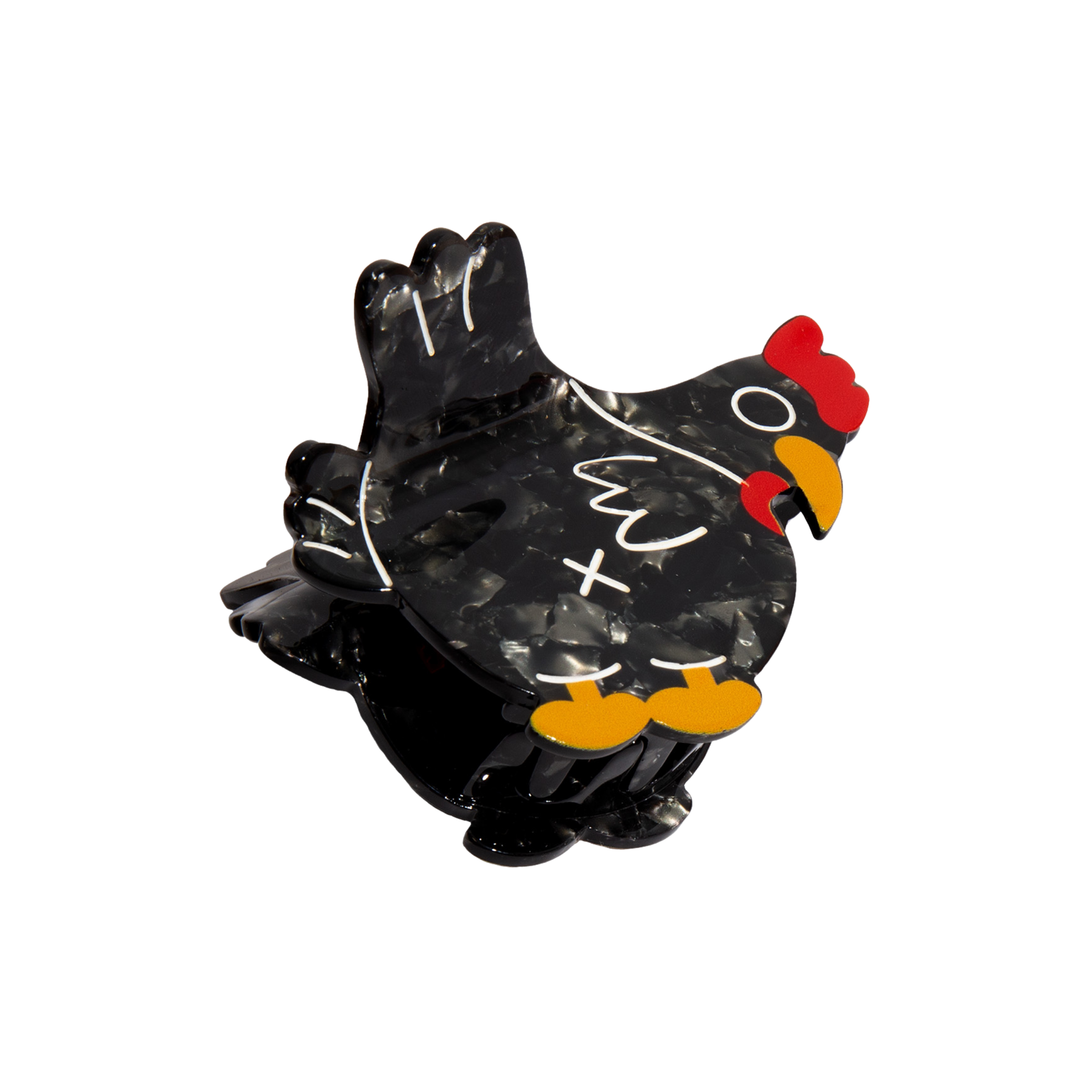Eat My Socks Hair Claw - Chicken
