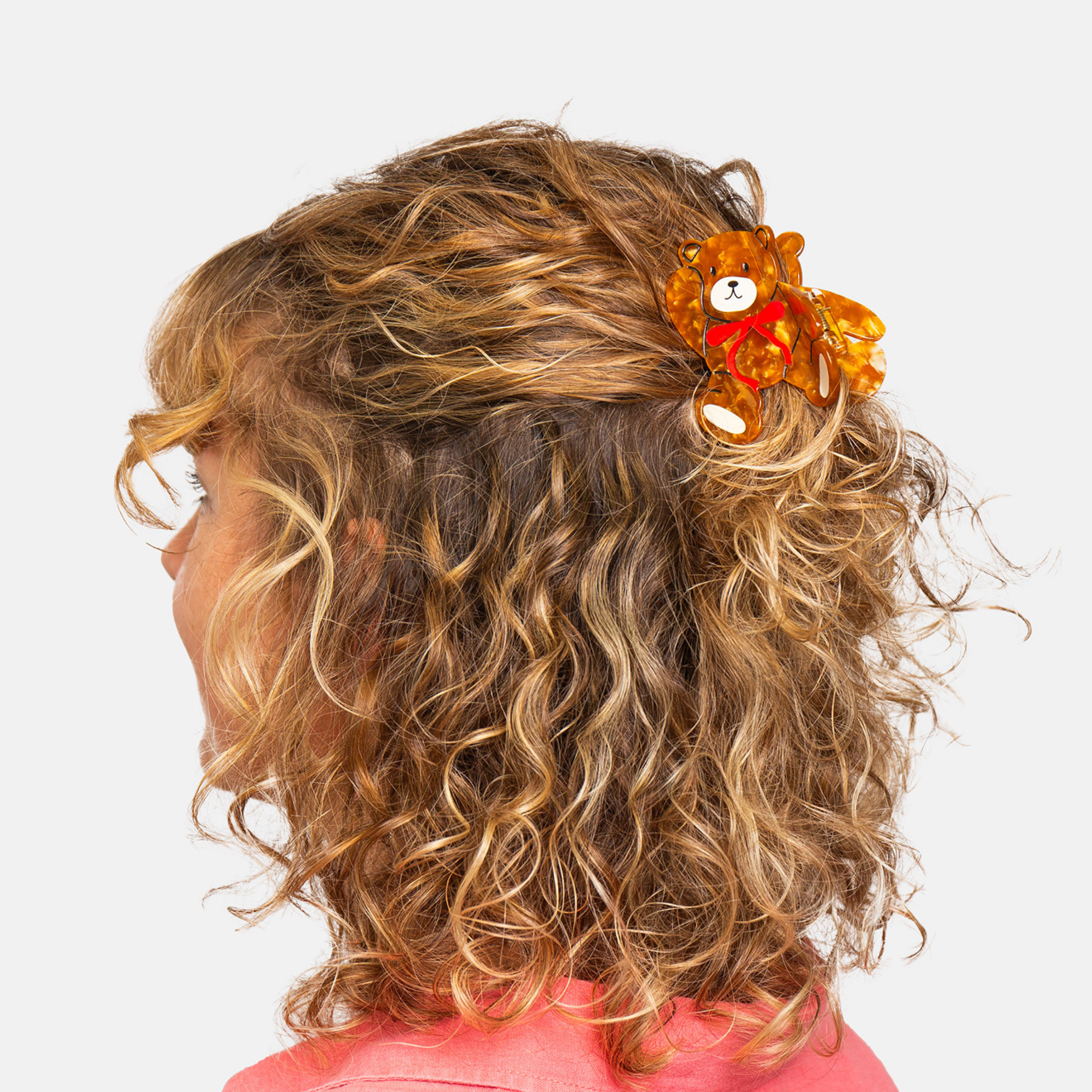 Eat My Socks Hair Claw - Teddy Bear