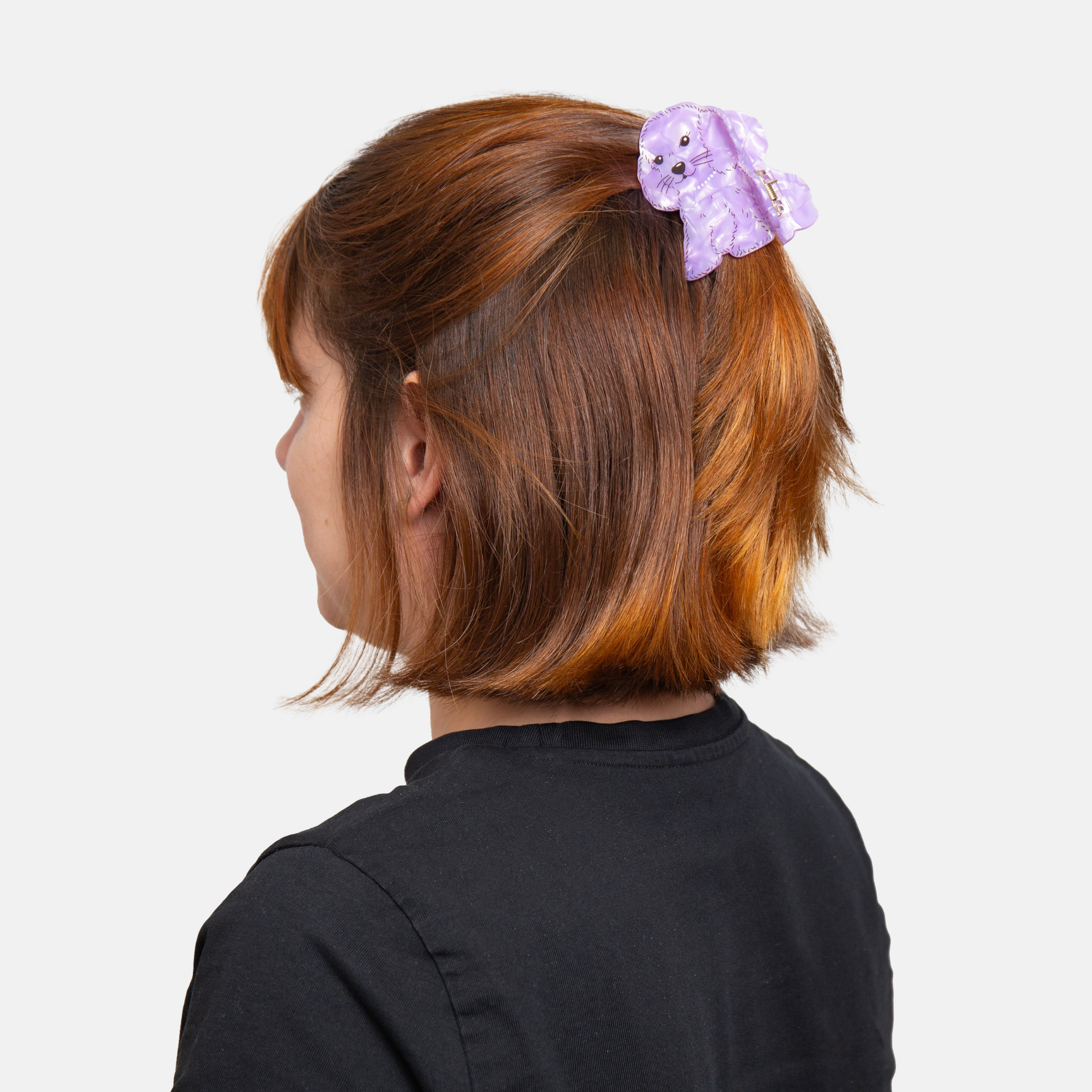 Eat My Socks Hair Claw - Vintage Dog