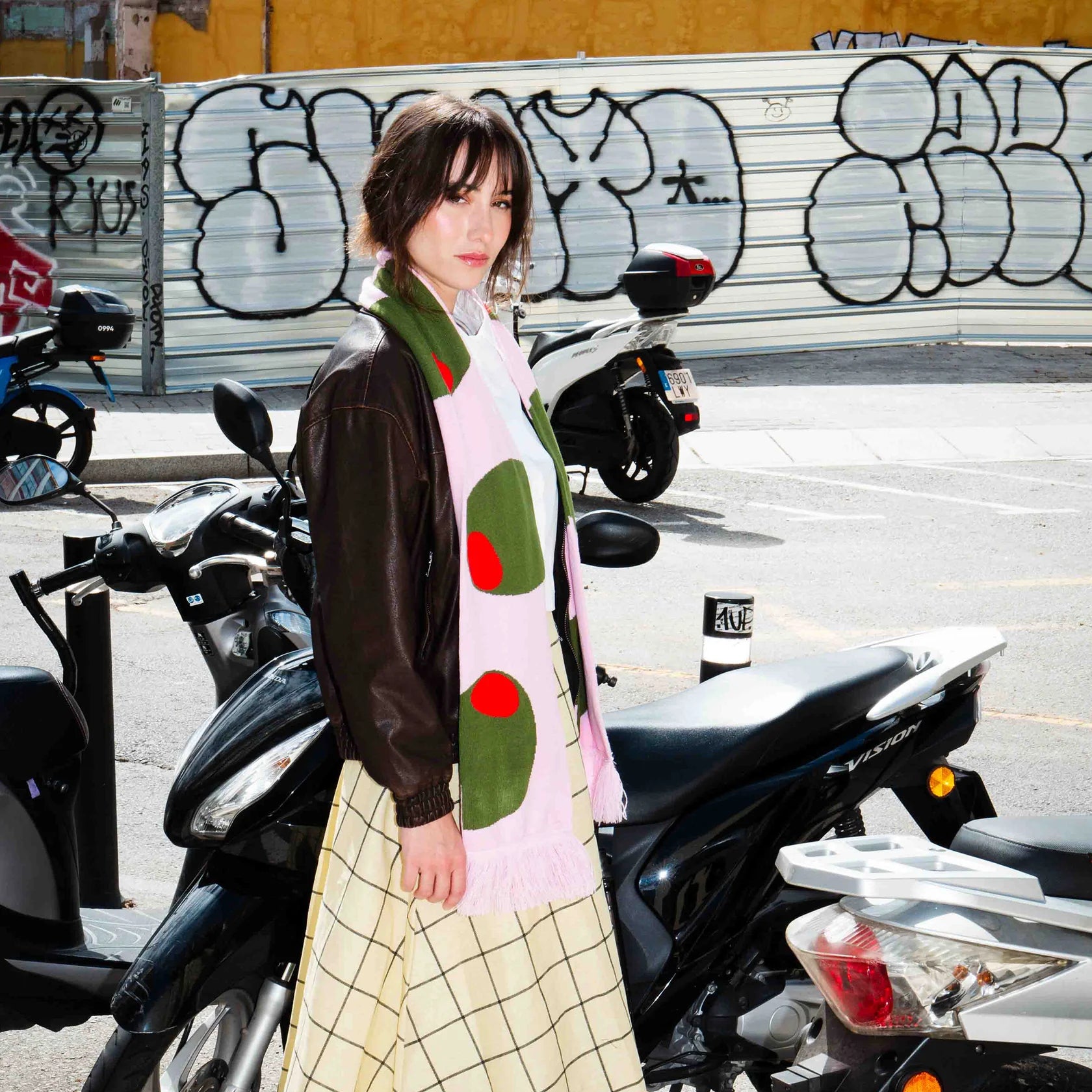 Eat My Socks: Scarf - Olive