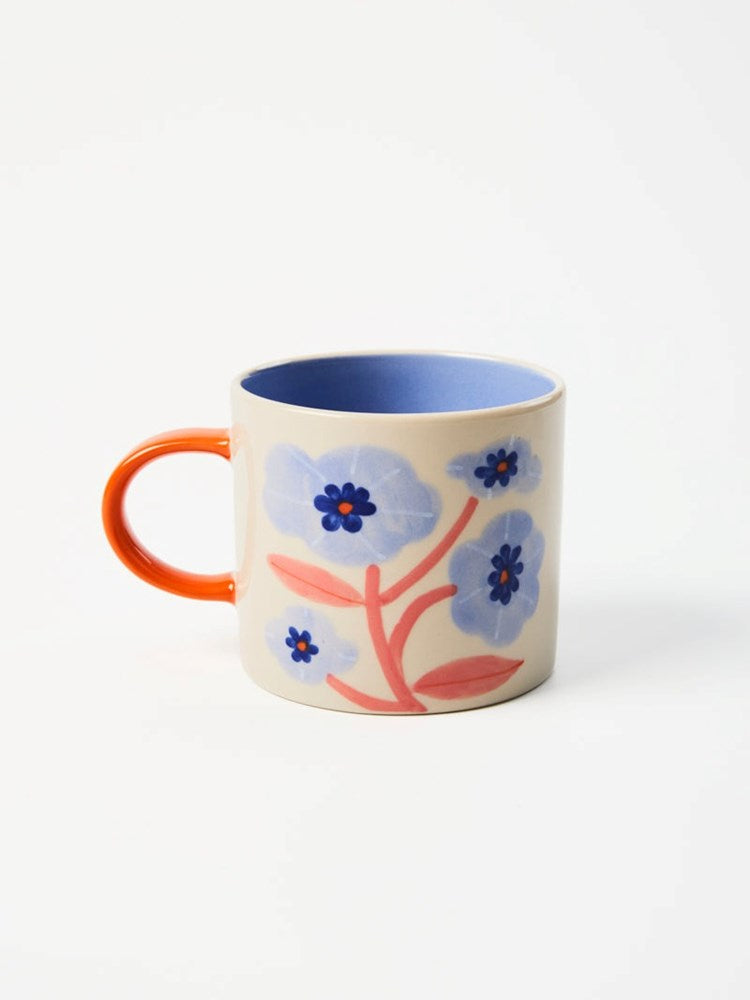 Jones & Co: Bloomie Blue Flower Mug
