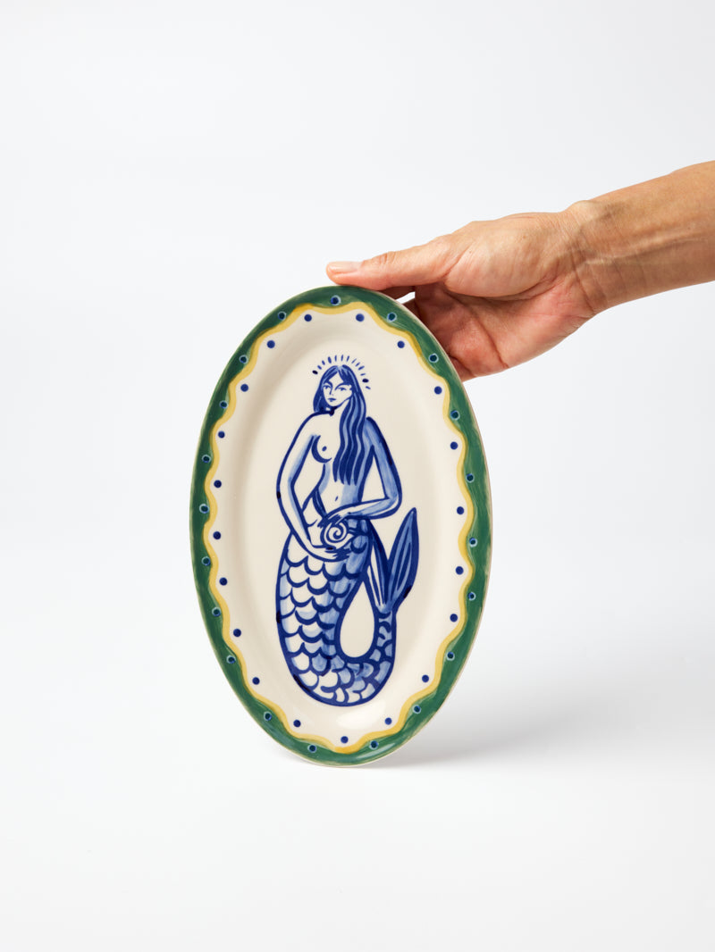 Jones & Co Piccolo Vita Plate - Mermaid