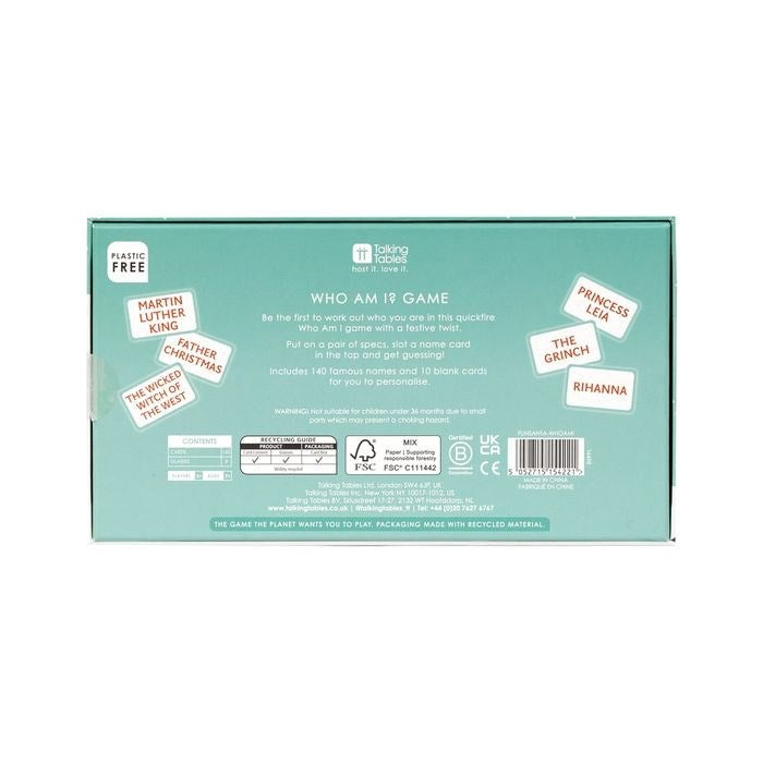 Talking Tables - Fun Guy Santa - Who Am I