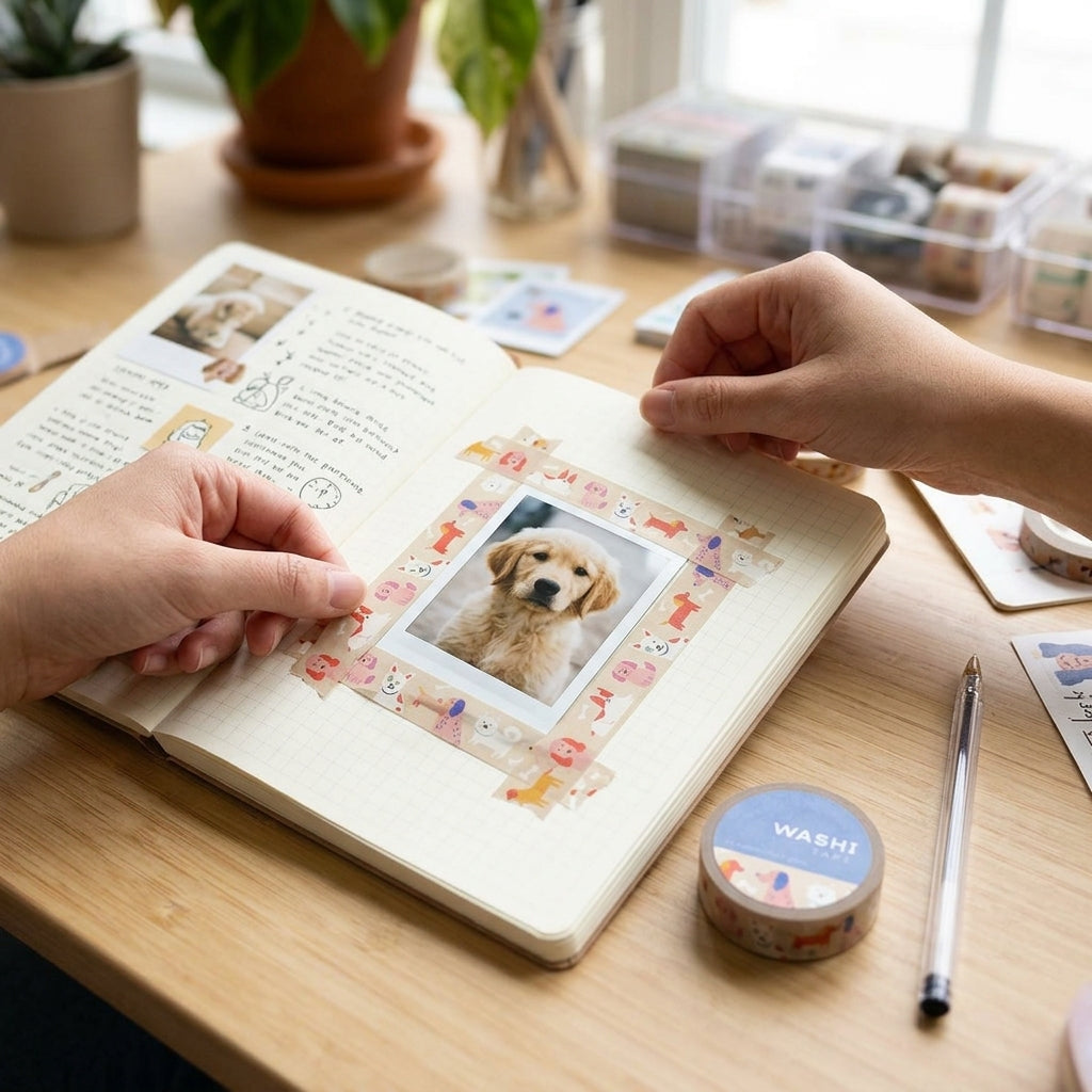 AI creative — Washi Tape-Little Paws