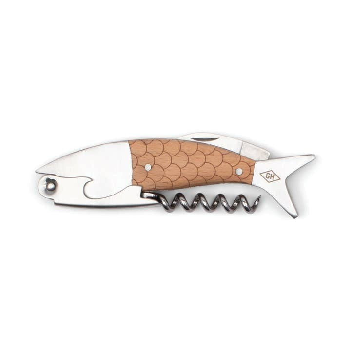Gentlemen's Hardware: Fish shaped Waiter's Corkscrew