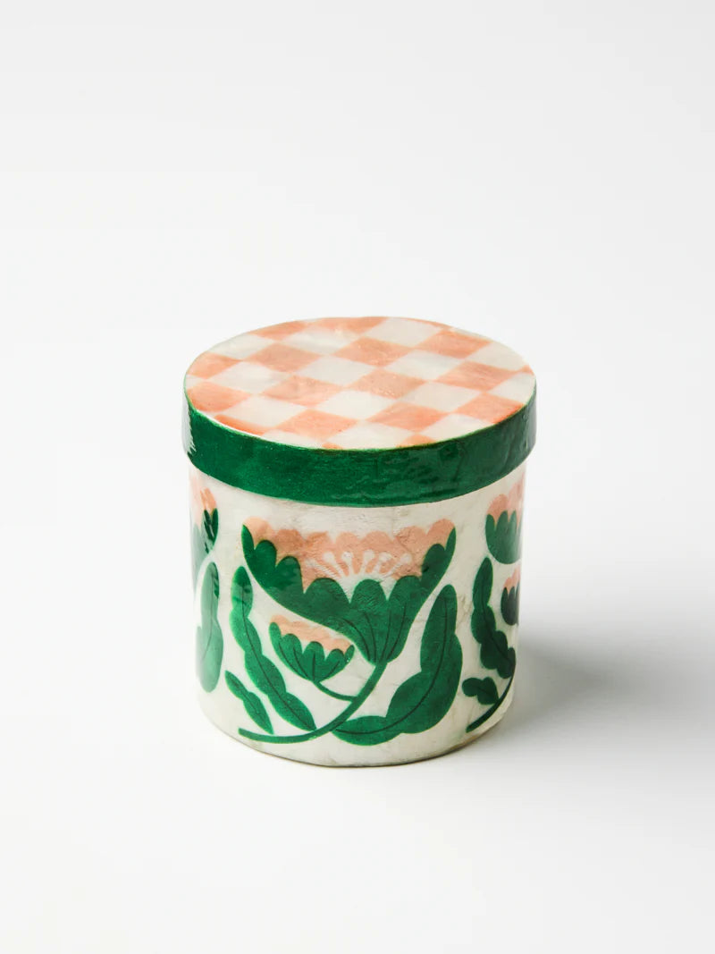 Jones & Co Paradis Pink Medium Ceramic Box