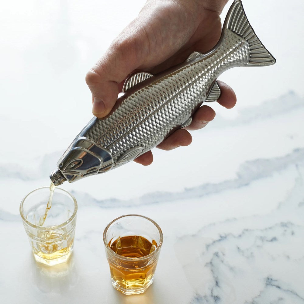 Gentlemen's Hardware: Fish Hip Flask